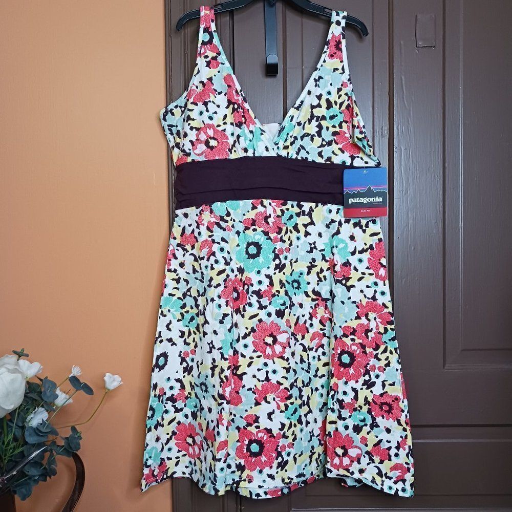 Patagonia Magot Fit & Flare Sundress Womens XL Floral Sleeveless Dress